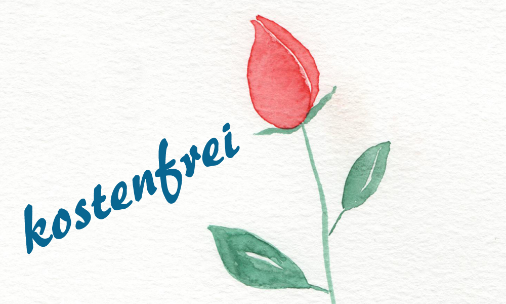 Blumen Aquarell Malen Schnupperkurs für Anfänger und Fortgeschrittene Online