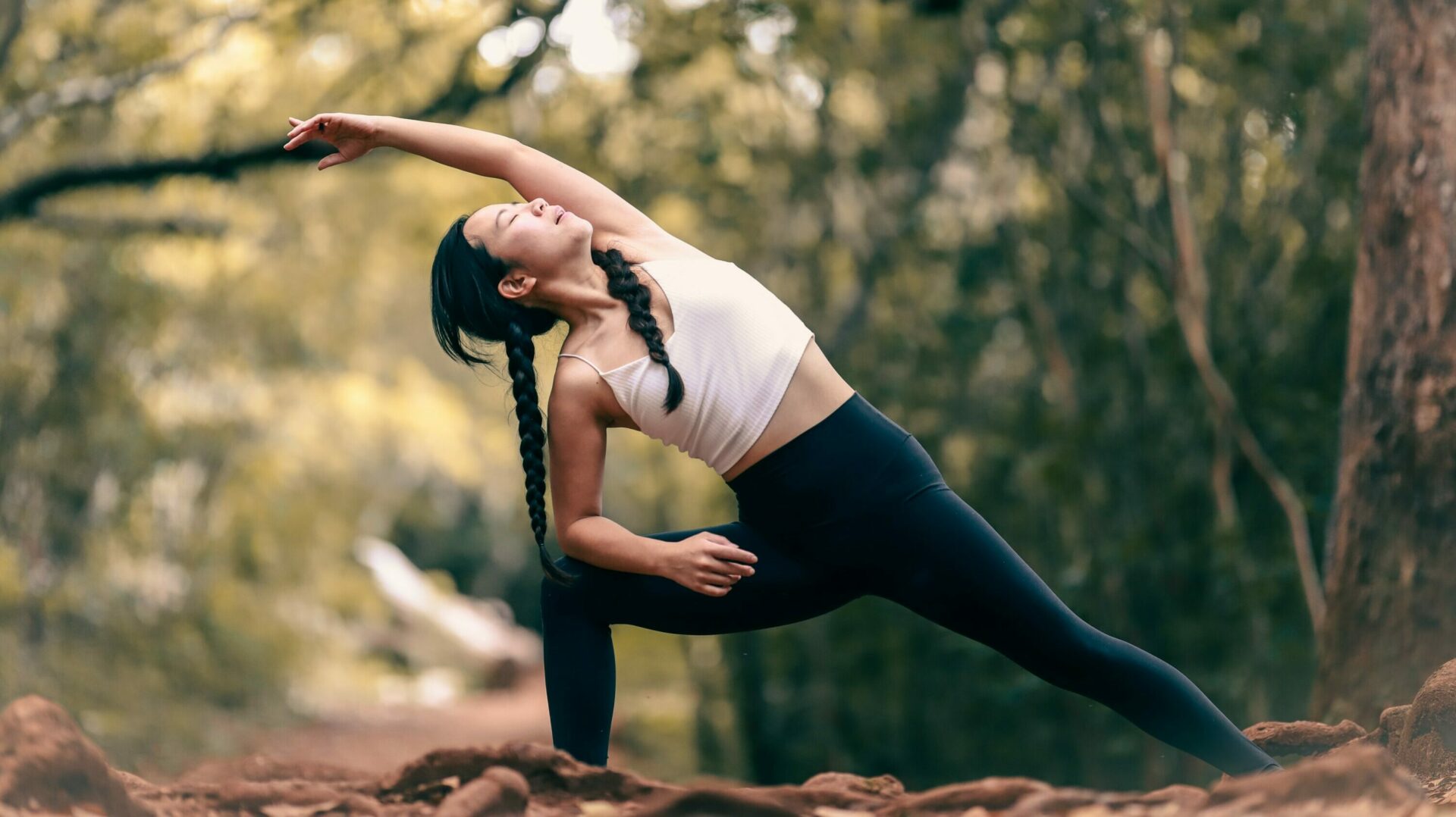 Hatha Yoga Sport im Park